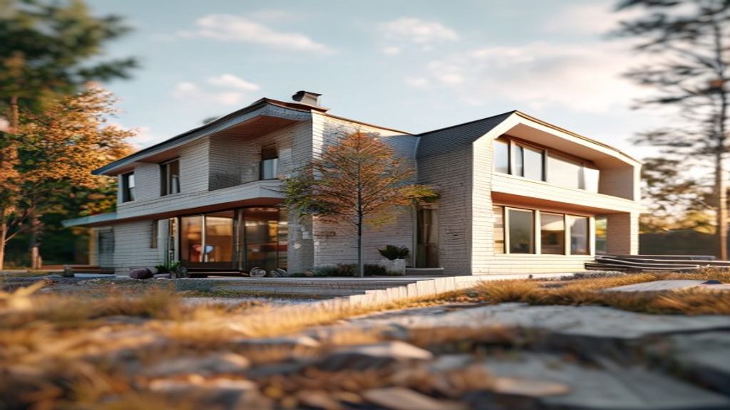 Construction workers frame a modern house, showcasing key steps in building a new home for future families.