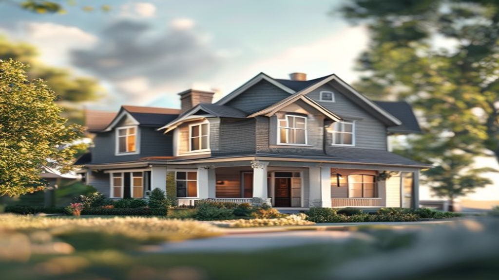 Family happily holding keys in front of their new house, illustrating steps to buy a home.