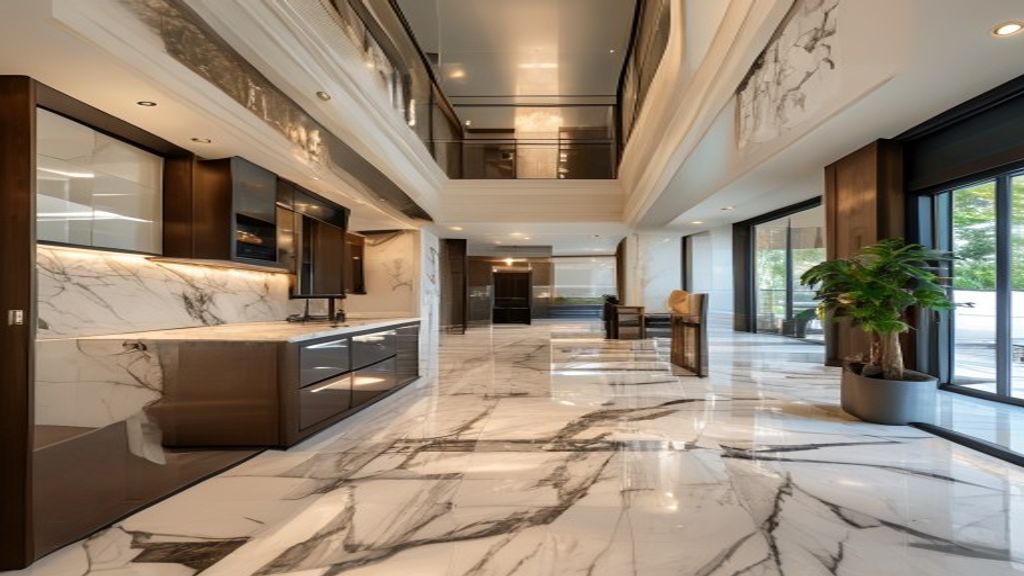 Modern luxury new build homes featuring sleek architecture, glass facades, and spacious interiors.