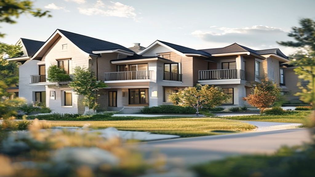 Modern new development homes showcase sleek architecture, spacious interiors, and sustainable design.