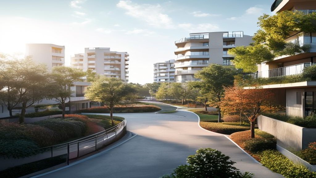 New developments rise in a modern skyline, showcasing recent residential and commercial projects in a vibrant city
