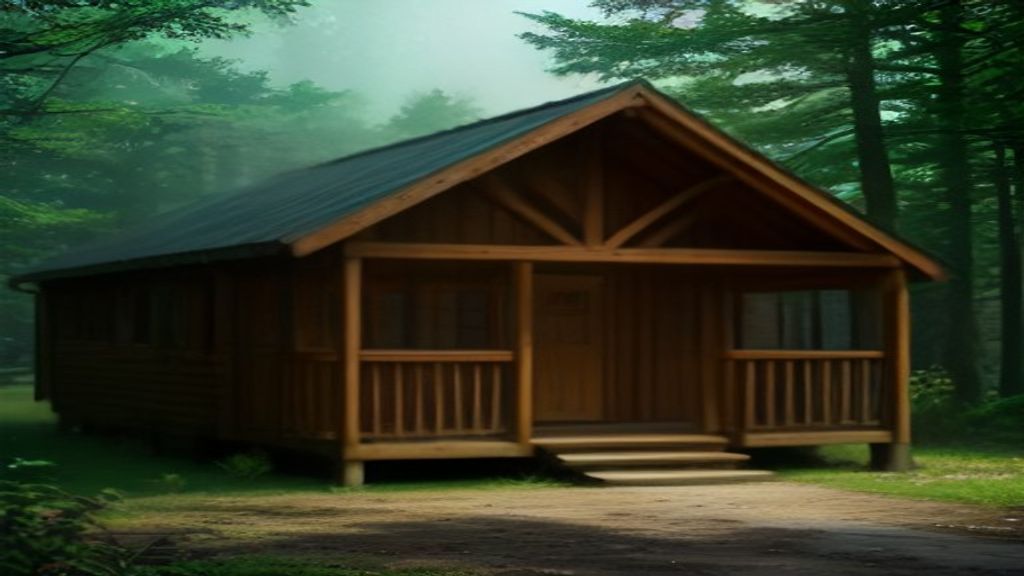 Cozy wooden cabins for sale nestled in a forest setting with modern amenities